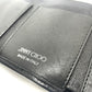 JIMMY CHOO スタースタッズ ウォレット コンパクト ミニウォレット 3つ折り財布 レザー レディース ブラック