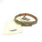 BURBERRY 8012136 ENVELOPE Pants Belt, Leather, Women's, Latte Beige