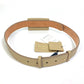 BURBERRY 8012136 ENVELOPE Pants Belt, Leather, Women's, Latte Beige