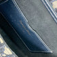 Dior M9319UTZQ Oblique Bobby Crossbody Pochette Shoulder Bag in Canvas/Leather, Navy