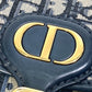 Dior M9319UTZQ Oblique Bobby Crossbody Pochette Shoulder Bag in Canvas/Leather, Navy