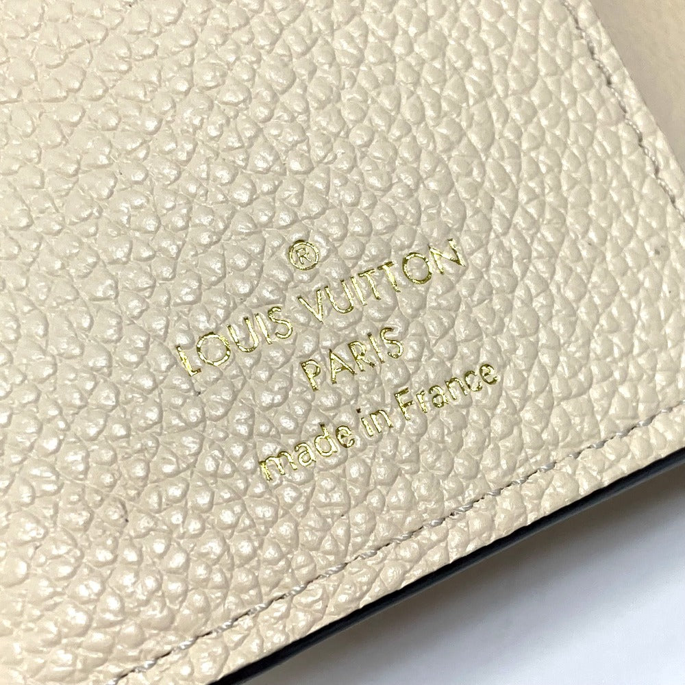 LOUIS VUITTON M81071 Monogram Empreinte Wallet, Portefeuille Metis Trifold Wallet, Monogram Empreinte Leather, Women's, Creme