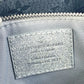 LOUIS VUITTON M59682 damier glitter Trio pouch NM bag coin purse pouch Crossbody Shoulder Bag Leather / Taurillon ClemenceLeather Silver/Black Used