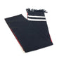 GUCCI BE LOVED Logo Scarf fringe Scarf wool Black/Red Used