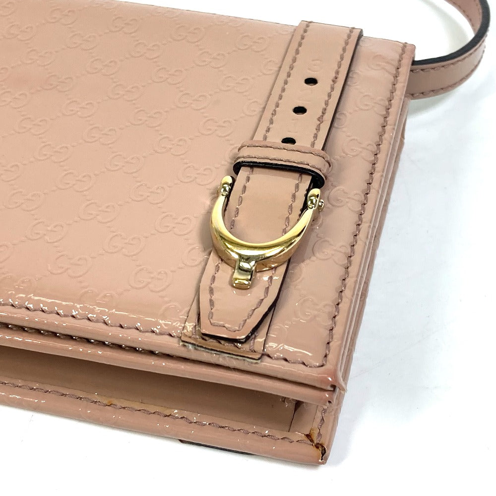GUCCI 354086 GG/Gucci Nice/2-Way Bag Shoulder Wallet/Shoulder Bag, Enamel, Women's, Beige