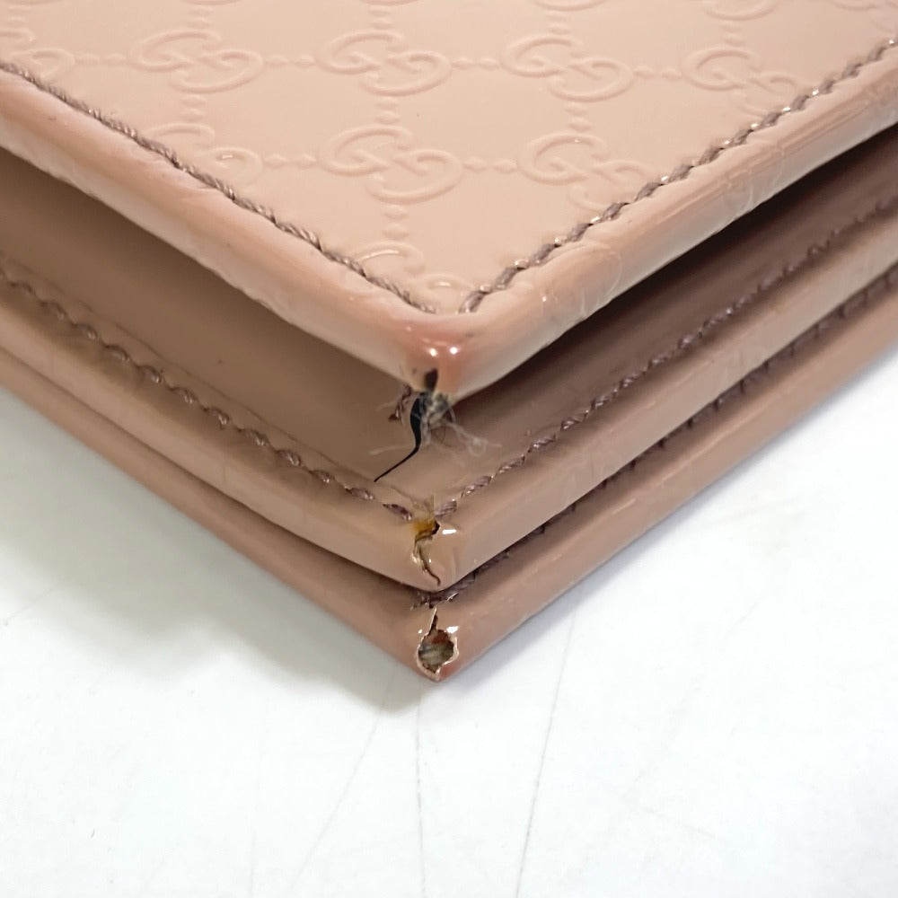 GUCCI 354086 GG Crossbody Gucci Nice 2-Way Bag Bag, Shoulder Wallet, Long Wallet Shoulder Bag enamel Beige/GoldHardware Used