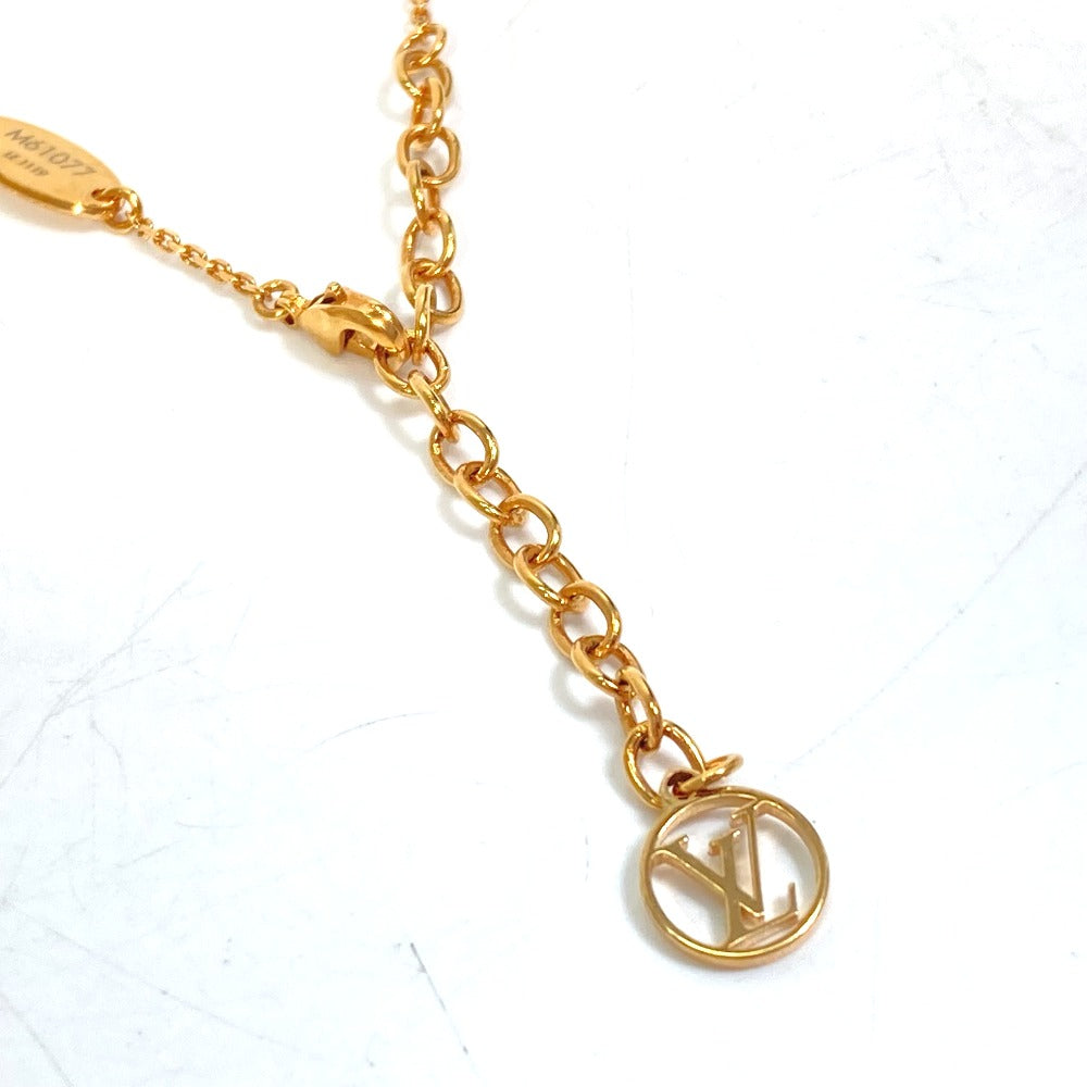 LOUIS VUITTON M61077 LV&ME イニシャル「V」 ネックレス GP レディース ゴールド