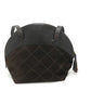 Salvatore Ferragamo quilted shoulder bag in brown suede/leather for women
