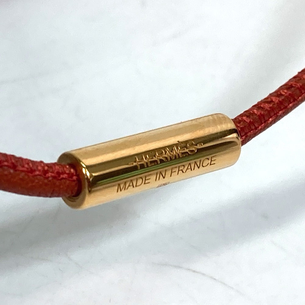 HERMES Mon Petit Kelly PM Necklace in Swift Cuivre Brown for Women