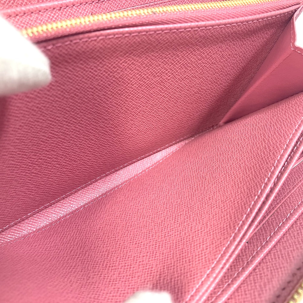 LOUIS VUITTON M81182 Monogram Denim Zippy Wallet Long Wallet Monogram Denim Women's Pink