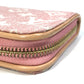 LOUIS VUITTON M81182 Monogram Denim Zippy Wallet Long Wallet Monogram Denim Women's Pink