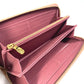 LOUIS VUITTON M81182 Monogram Denim Zippy Wallet Long Wallet Monogram Denim Women's Pink