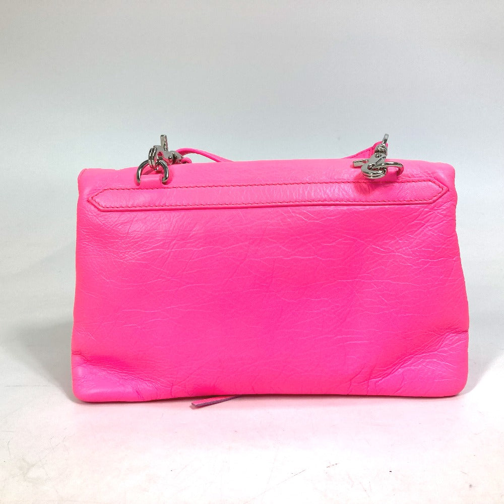 BALENCIAGA 431650 Classic Envelope Pochette Bag, 2-Way Shoulder Bag, Crossbody Bag, Clutch Bag, Leather, Women's, Pink