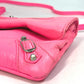 BALENCIAGA 431650 Classic Envelope Pochette Bag, 2-Way Shoulder Bag, Crossbody Bag, Clutch Bag, Leather, Women's, Pink