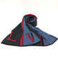 LOUIS VUITTON M70249 Echarpe LV Damier Rouge Wool Scarf Men's Black/Blue