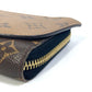 LOUIS VUITTON M68796 Monogram Reverse Zippy Wallet Shady Long Wallet in Monogram Reverse Canvas, Brown