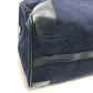 CELINE C Macadam Horse-Drawn Carriage Vintage Handbag Boston Bag Canvas/Leather Women's Navy