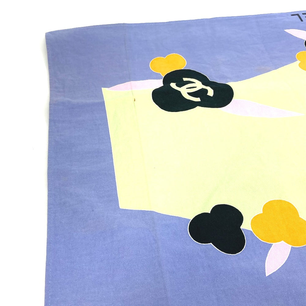 CHANEL Camellia Interior Cloth Towel, Cotton, Women's, Multicolor
