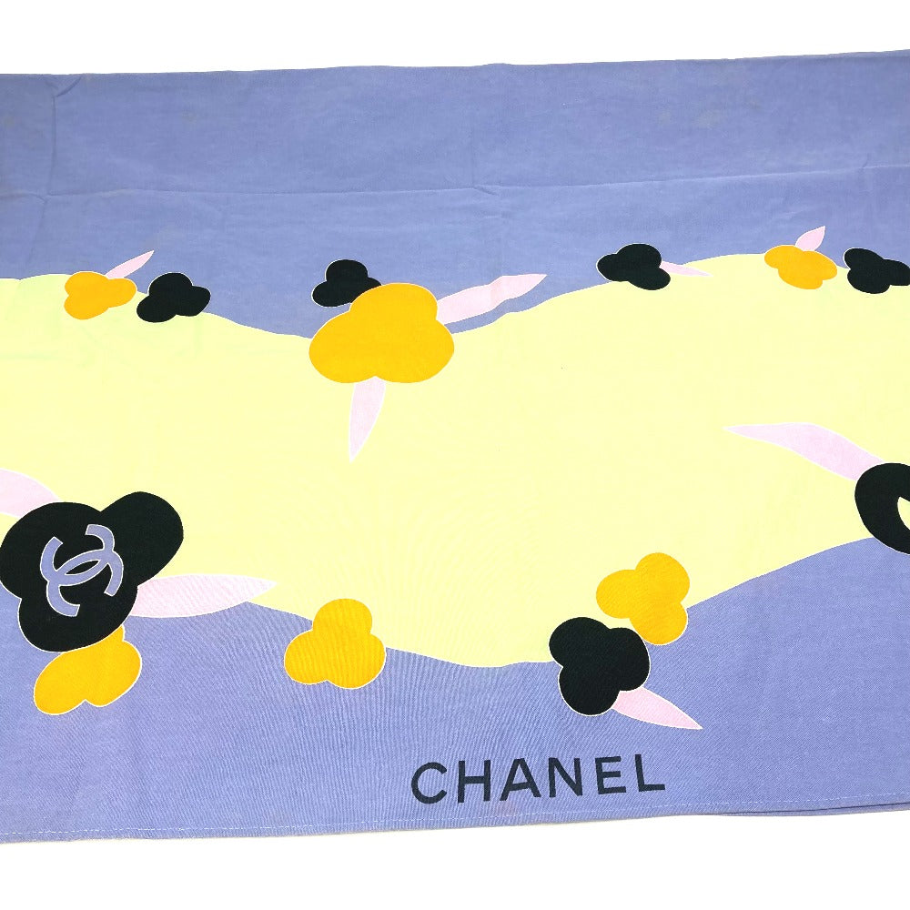 CHANEL Camellia Interior Cloth Towel, Cotton, Women's, Multicolor