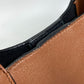 GIVENCHY two-tone shoulder bag, tote bag, handbag, leather, women's, brown and black