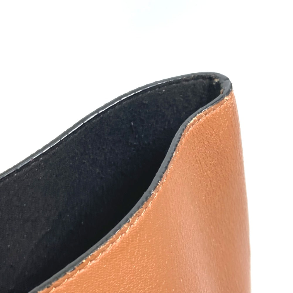 GIVENCHY two-tone shoulder bag, tote bag, handbag, leather, women's, brown and black