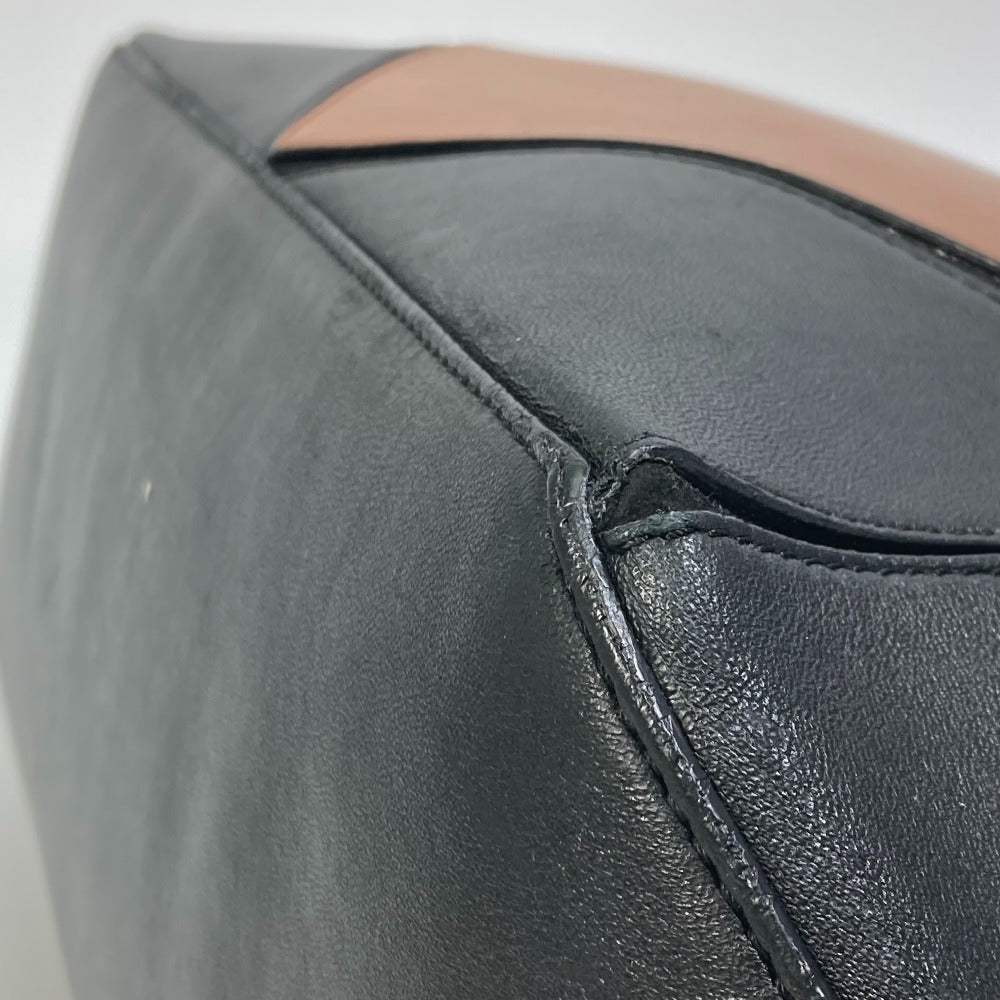 GIVENCHY two-tone shoulder bag, tote bag, handbag, leather, women's, brown and black
