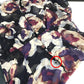 CHANEL P37278 Sheer Short Sleeve Coco Mark CC Camellia Button Top Apparel Silk Blouse Women's Multicolor