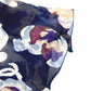 CHANEL P37278 Sheer Short Sleeve Coco Mark CC Camellia Button Top Apparel Silk Blouse Women's Multicolor