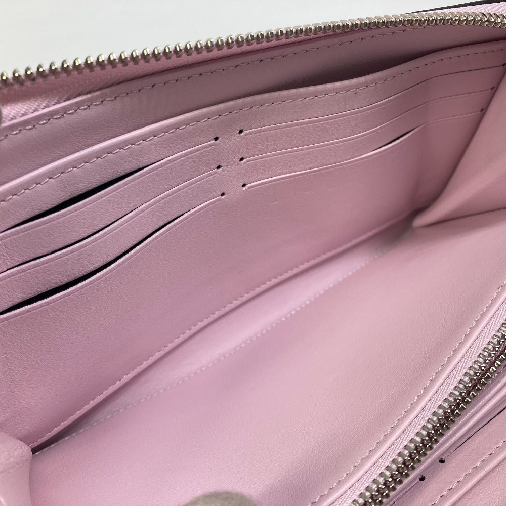 LOUIS VUITTON M81426 Monogram Mahina Zippy Wallet, Round Zip Long Wallet, Monogram Mahina Leather, Women's, Guimauve Purple