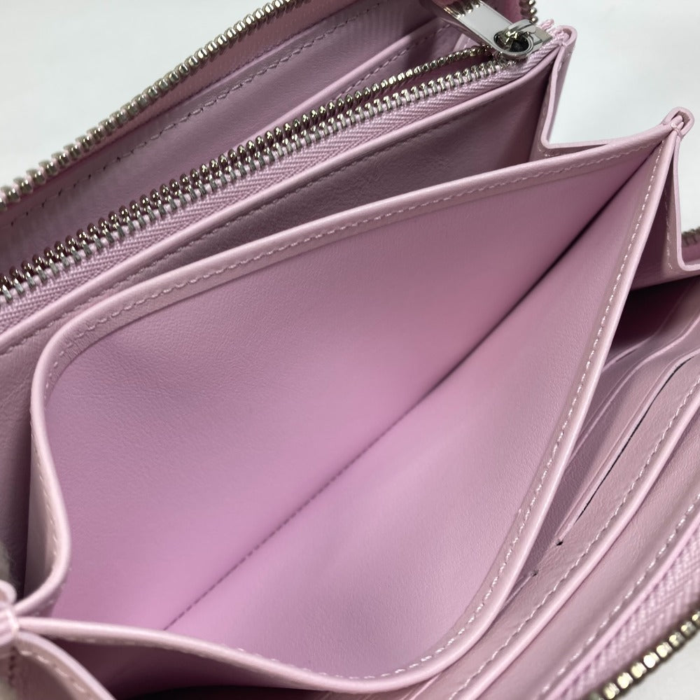 LOUIS VUITTON M81426 Monogram Mahina Zippy Wallet, Round Zip Long Wallet, Monogram Mahina Leather, Women's, Guimauve Purple
