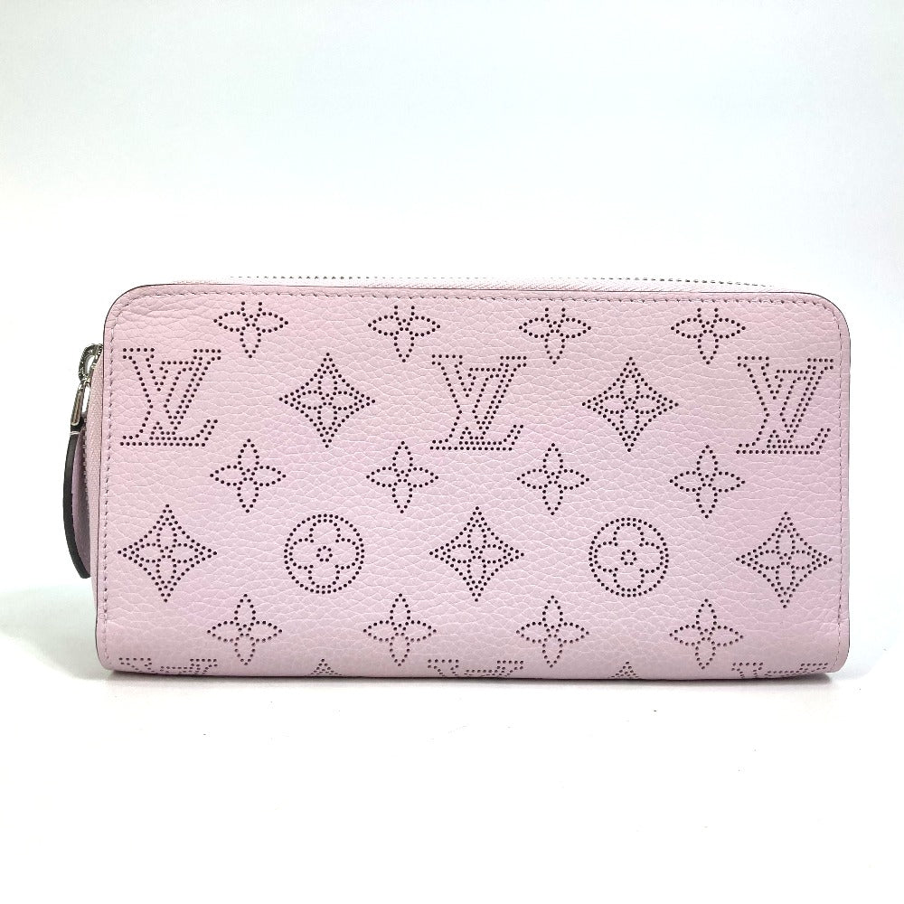 LOUIS VUITTON M81426 Monogram Mahina Zippy Wallet, Round Zip Long Wallet, Monogram Mahina Leather, Women's, Guimauve Purple