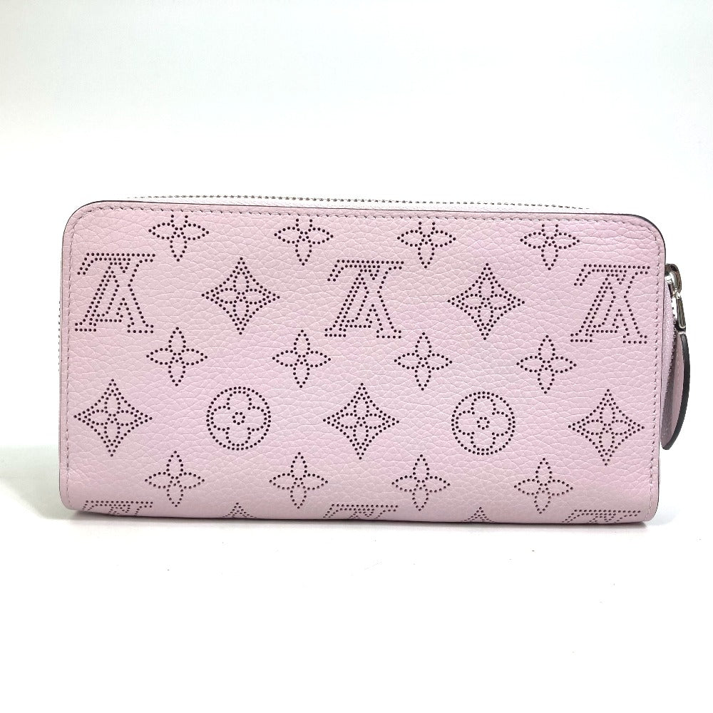 LOUIS VUITTON M81426 Monogram Mahina Zippy Wallet, Round Zip Long Wallet, Monogram Mahina Leather, Women's, Guimauve Purple