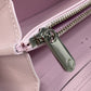 LOUIS VUITTON M81426 Monogram Mahina Zippy Wallet, Round Zip Long Wallet, Monogram Mahina Leather, Women's, Guimauve Purple