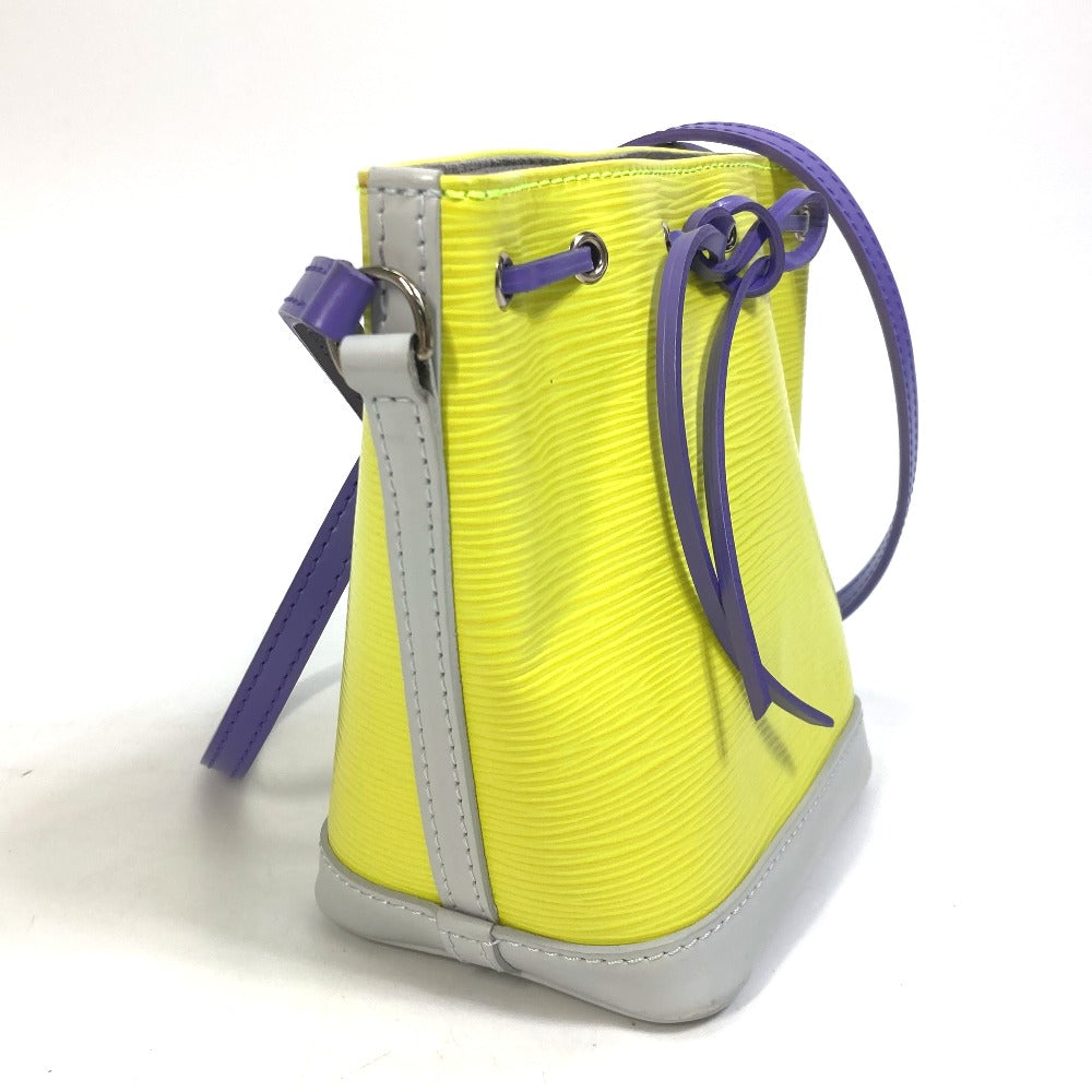 LOUIS VUITTON M42501 エピ ミニバッグ ナノノエ カバン トリコロールカラー ポシェット 斜め掛け ショルダーバッグ エピレザー レディース イエロー