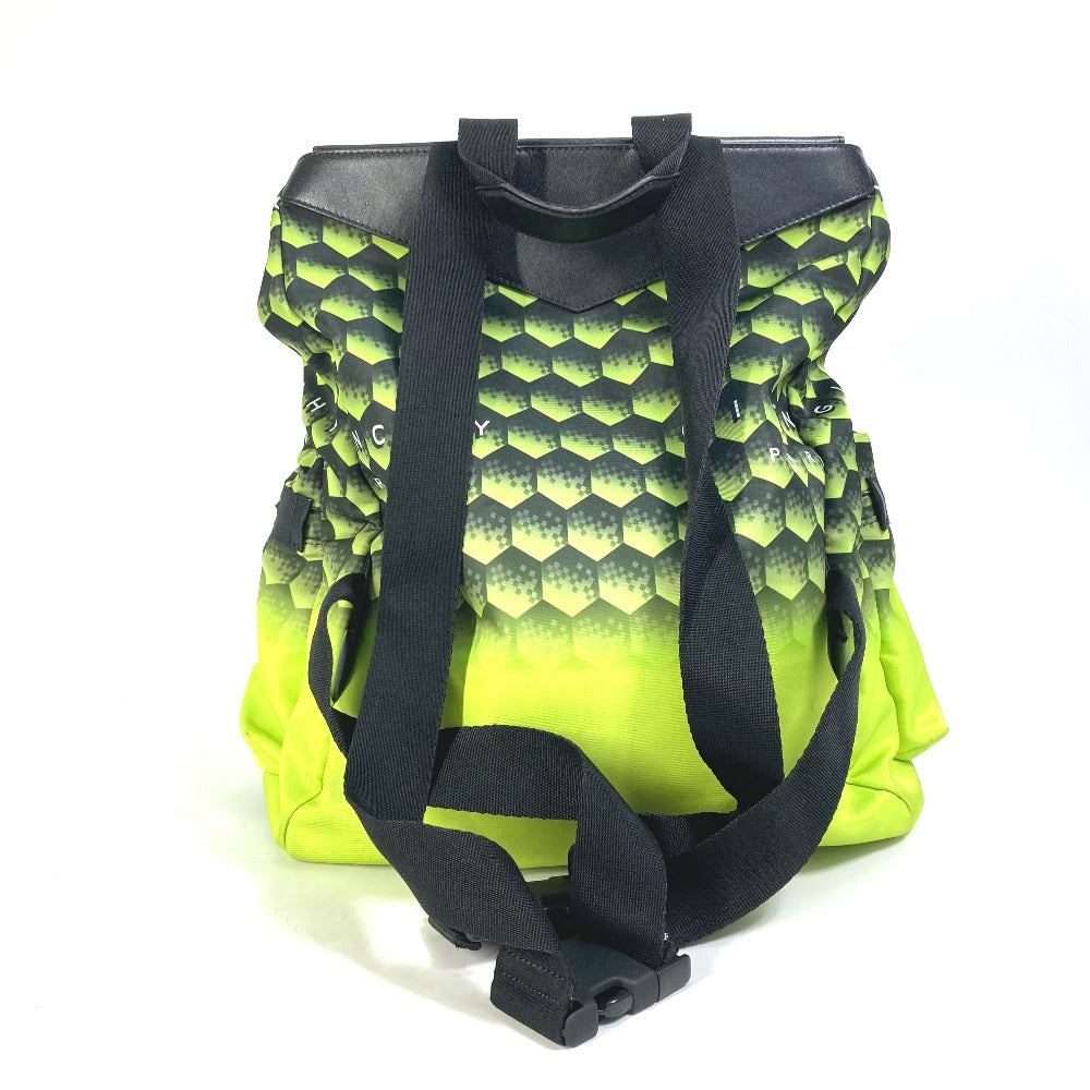 GIVENCHY logo backpack, nylon, men's, yellow