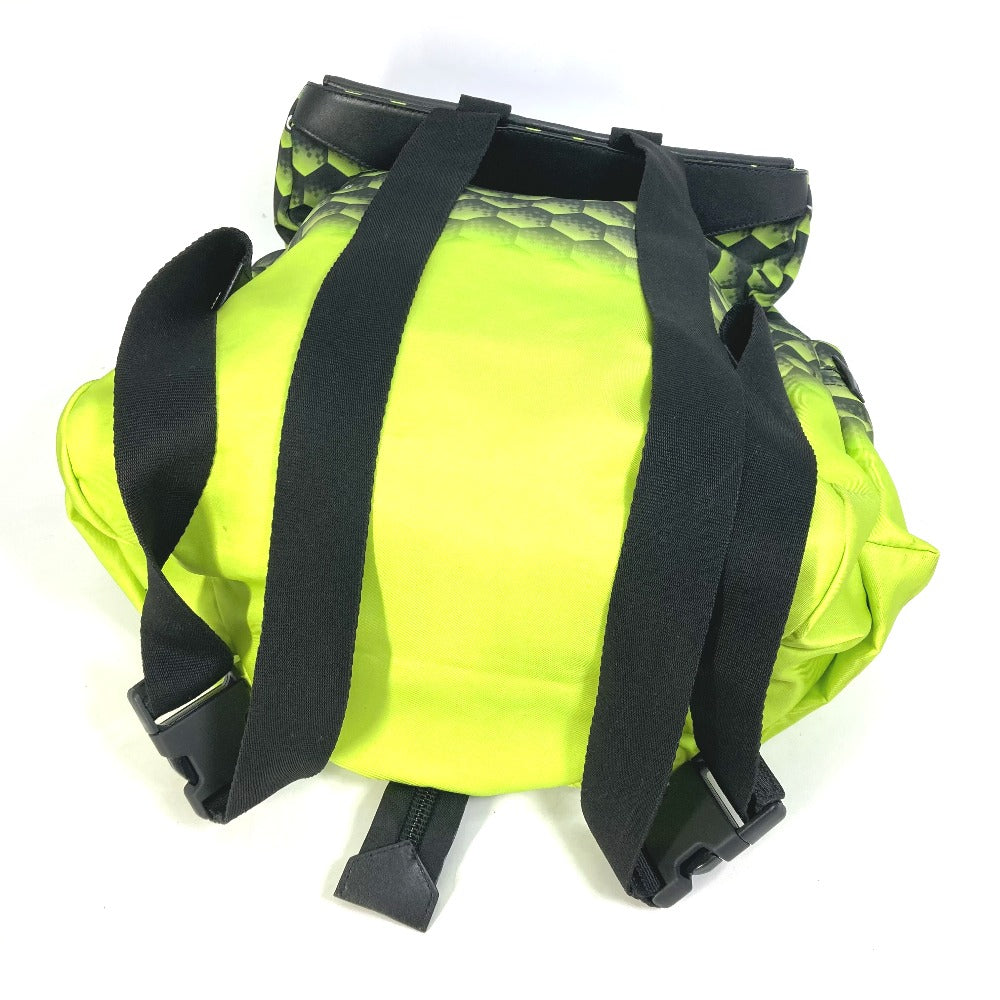 GIVENCHY logo backpack, nylon, men's, yellow