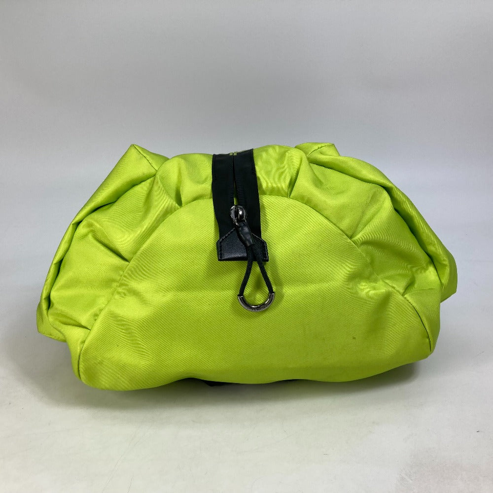 GIVENCHY logo backpack, nylon, men's, yellow