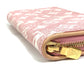 LOUIS VUITTON M81182 Monogram Denim Zippy Wallet, Round Zipper Long Wallet, Monogram Denim, Women's, Pink