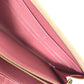 LOUIS VUITTON M81182 Monogram Denim Zippy Wallet, Round Zipper Long Wallet, Monogram Denim, Women's, Pink