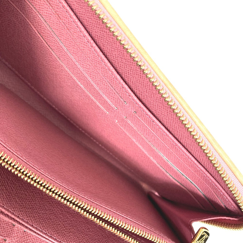 LOUIS VUITTON M81182 Monogram Denim Zippy Wallet, Round Zipper Long Wallet, Monogram Denim, Women's, Pink