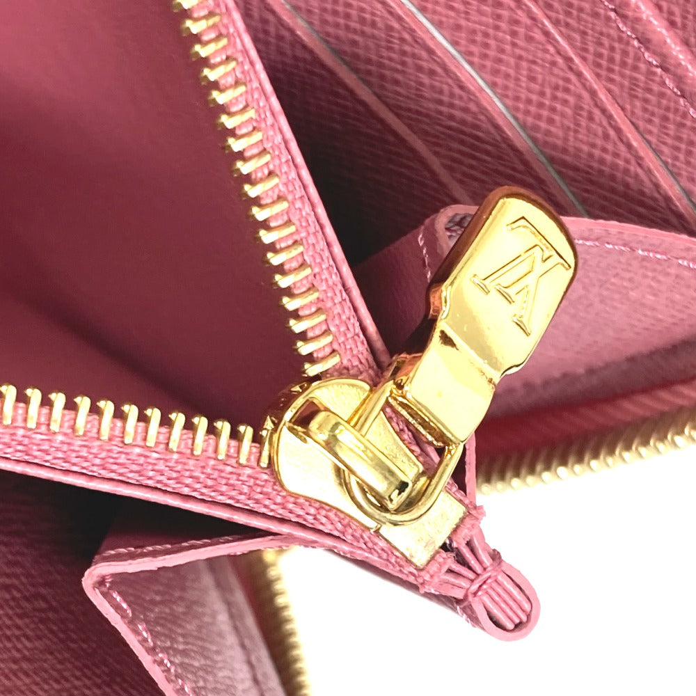LOUIS VUITTON M81182 Monogram Denim Zippy Wallet, Round Zipper Long Wallet, Monogram Denim, Women's, Pink
