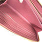 LOUIS VUITTON M81182 Monogram Denim Zippy Wallet, Round Zipper Long Wallet, Monogram Denim, Women's, Pink