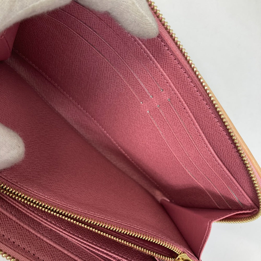 LOUIS VUITTON M81182 Monogram Denim Zippy Wallet, Round Zipper Long Wallet, Monogram Denim, Women's, Pink
