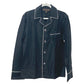LOUIS VUITTON Monogram Pajama Shirt with Pouch, Men's Long Sleeve Cotton Shirt, Black