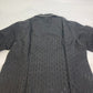 LOUIS VUITTON Monogram Pajama Shirt with Pouch, Men's Long Sleeve Cotton Shirt, Black