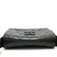CHANEL CC Coco Mark Matelasse Shoulder Bag, Lambskin, Women's, Black