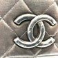 CHANEL CC Coco Mark Matelasse Shoulder Bag, Lambskin, Women's, Black