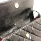 CHANEL CC Coco Mark Matelasse Shoulder Bag, Lambskin, Women's, Black