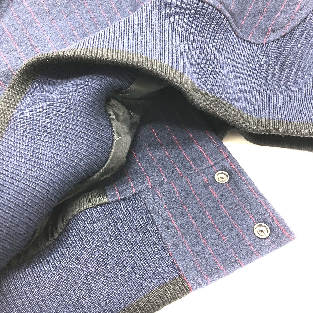 Dior 213J431A0738 Atelier Street Style Wool Blouson Jacket, Men's, Navy