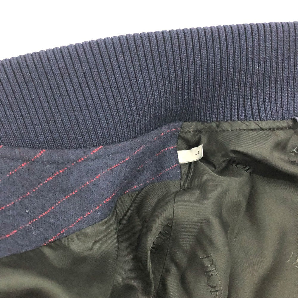 Dior 213J431A0738 Atelier Street Style Wool Blouson Jacket, Men's, Navy